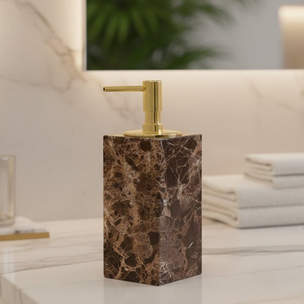 OPULENTIS – Premium Dark Marble Accent Bathroom Essentials 0