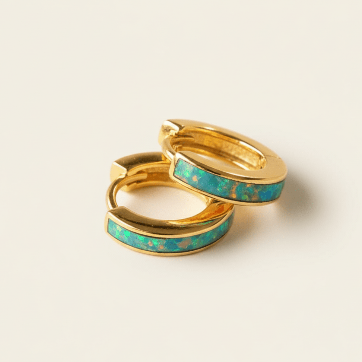 Pendientes Ocean Hue Huggies