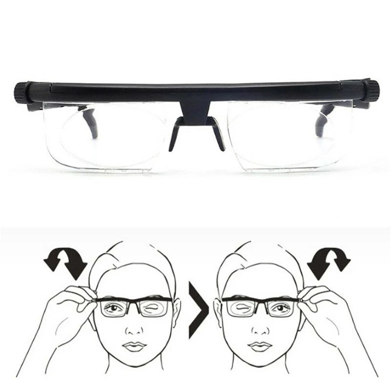 Optiflex Vision – Säädettävät lukulasit selkeään näköön