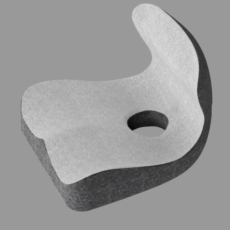 ErgoComfort - L Shape Memory Foam Orthopedic Seat Cushion for Back Pain Relief 5