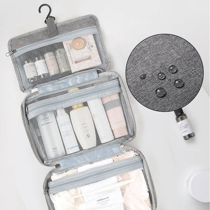 Organivoy – Organizador compacto de cosméticos de viaje con compartimentos inteligentes
