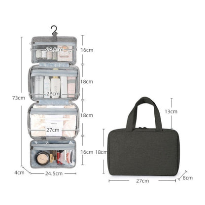 Organivoy – Organizador compacto de cosméticos de viaje con compartimentos inteligentes