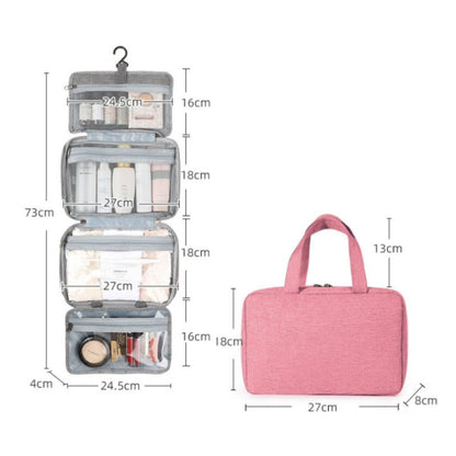 Organivoy – Organizador compacto de cosméticos de viaje con compartimentos inteligentes