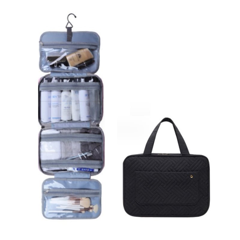 Organivoy – Organizador compacto de cosméticos de viaje con compartimentos inteligentes