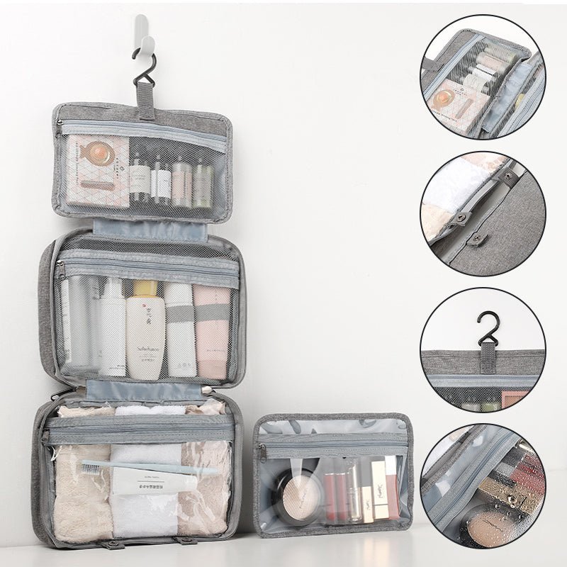 Organivoy – Organizador compacto de cosméticos de viaje con compartimentos inteligentes