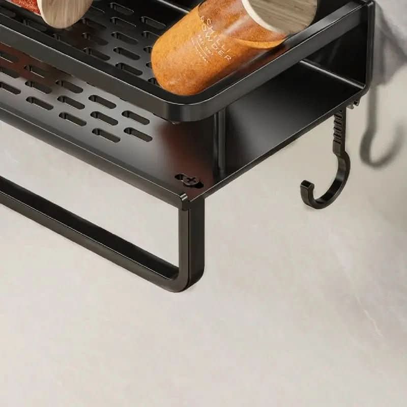 ORGANIX RACK – Étagère de cuisine murale avec barre pour ustensiles