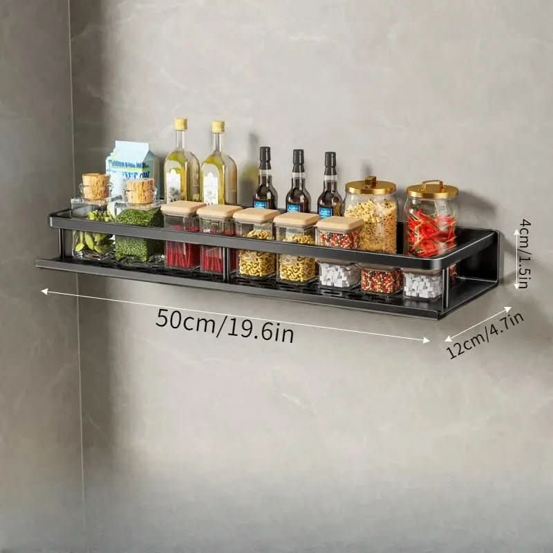ORGANIX RACK – Étagère de cuisine murale avec barre pour ustensiles