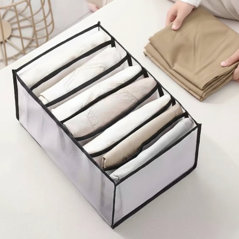 Versatile Storage Organizer for Underwear, Socks & Accessories - Space-Saving Fabric Design 12
