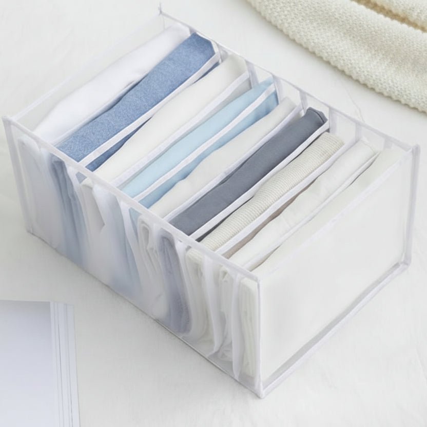 Versatile Storage Organizer for Underwear, Socks & Accessories - Space-Saving Fabric Design 13