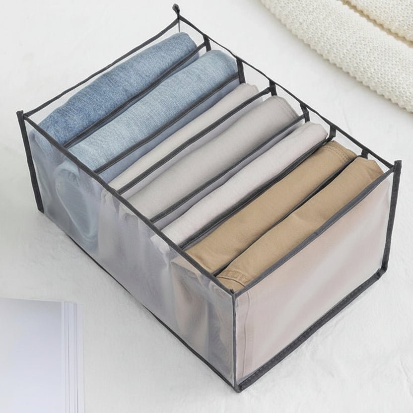 Versatile Storage Organizer for Underwear, Socks & Accessories - Space-Saving Fabric Design 15