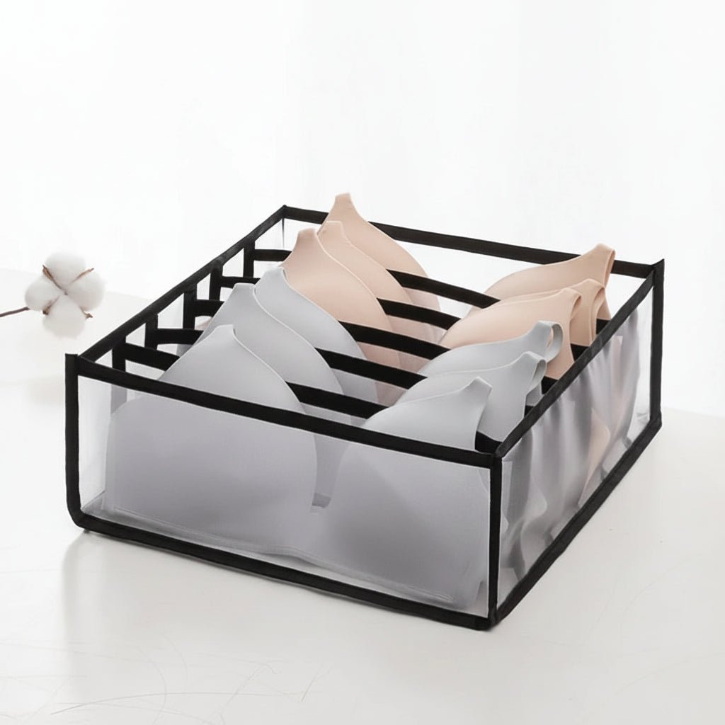 Versatile Storage Organizer for Underwear, Socks & Accessories - Space-Saving Fabric Design 17