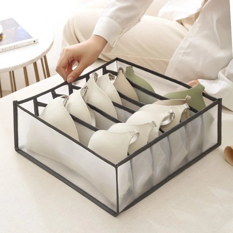 Versatile Storage Organizer for Underwear, Socks & Accessories - Space-Saving Fabric Design 4