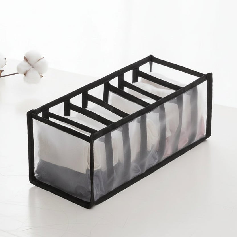 Versatile Storage Organizer for Underwear, Socks & Accessories - Space-Saving Fabric Design 14
