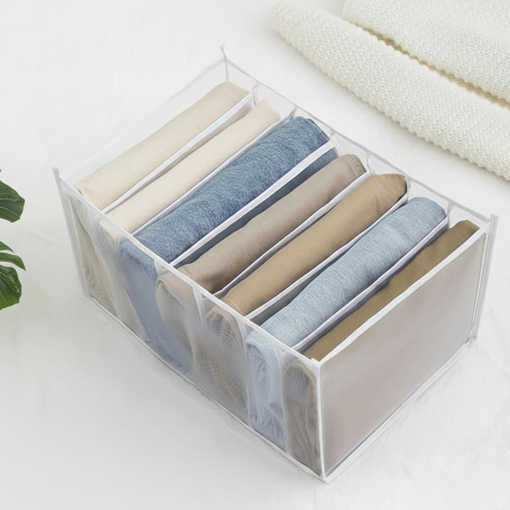 Versatile Storage Organizer for Underwear, Socks & Accessories - Space-Saving Fabric Design 6