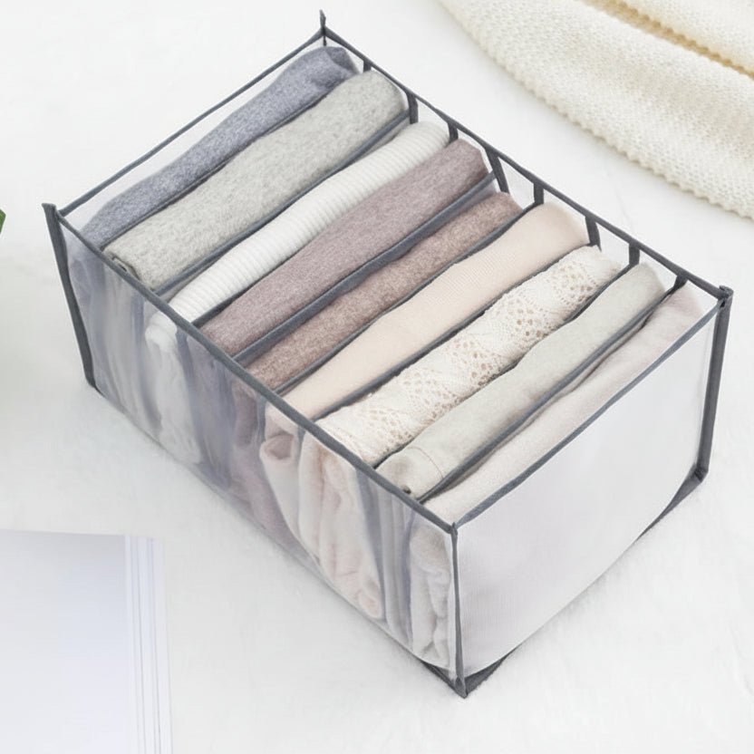 Versatile Storage Organizer for Underwear, Socks & Accessories - Space-Saving Fabric Design 8