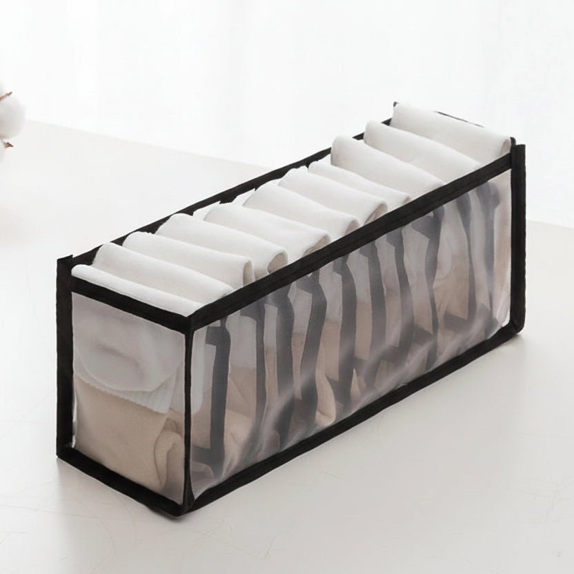 Versatile Storage Organizer for Underwear, Socks & Accessories - Space-Saving Fabric Design 9