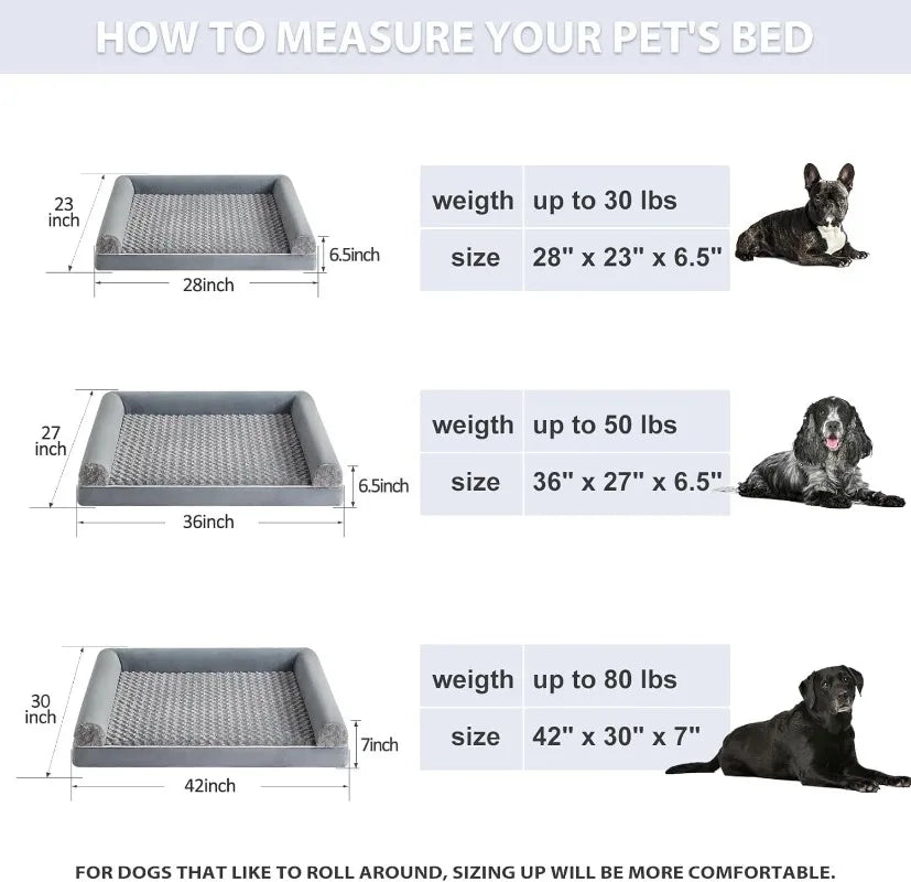 JOINTEASE CORNER – orthopedic L-shaped dog bed with removable waterproof cover 5