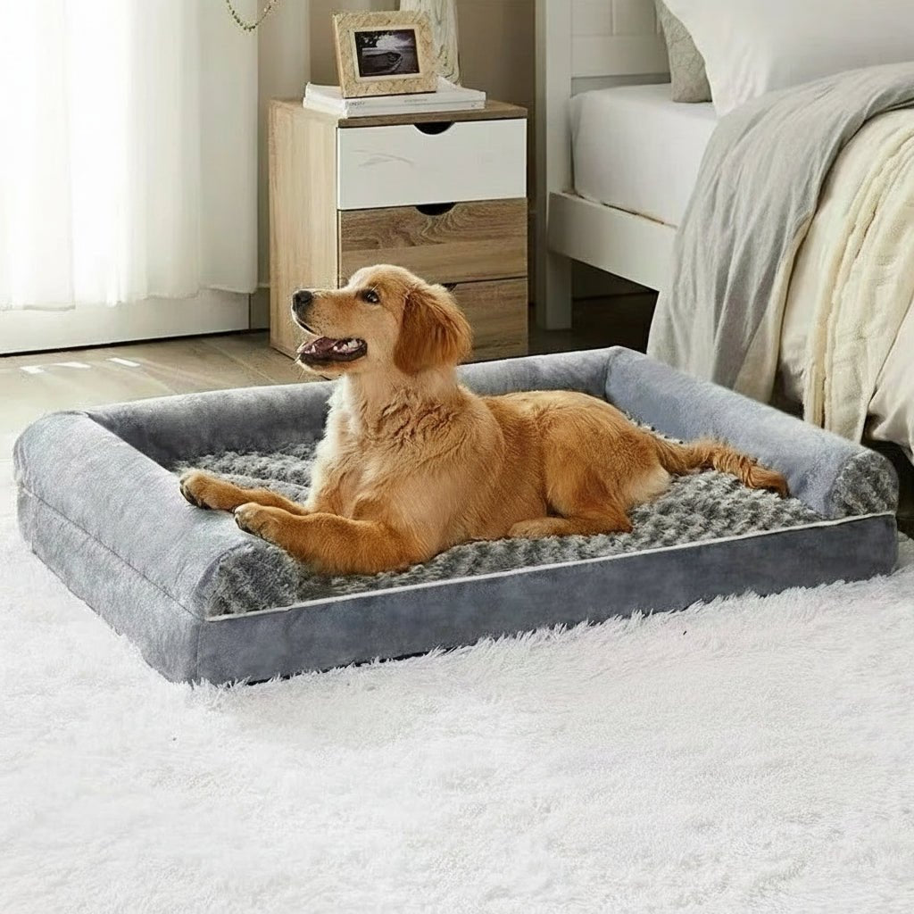 JOINTEASE CORNER – orthopedic L-shaped dog bed with removable waterproof cover 1