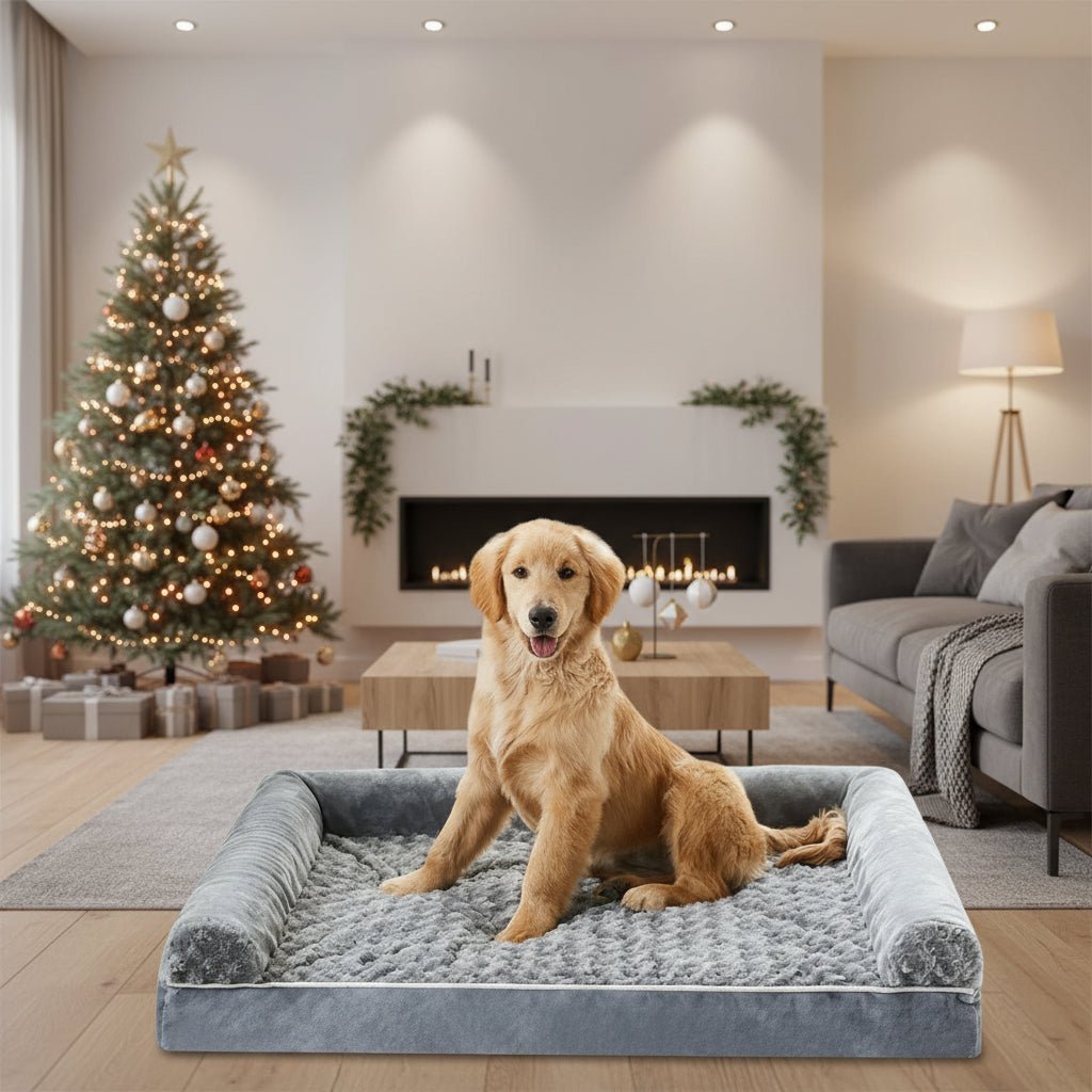 JOINTEASE CORNER – orthopedic L-shaped dog bed with removable waterproof cover 0