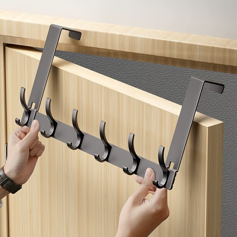 Over-de-De-Deur Haak-modern aluminum door hooks for stylish & space-saving storage 8