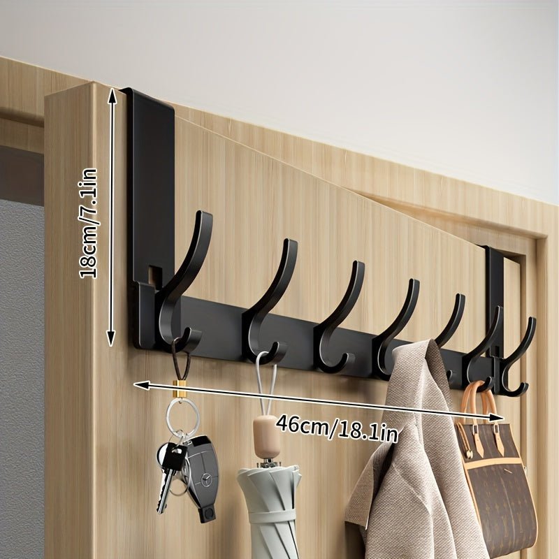 Over-de-De-Deur Haak-modern aluminum door hooks for stylish & space-saving storage 5