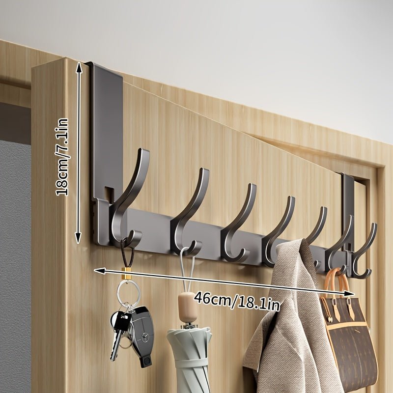 Over-de-De-Deur Haak-modern aluminum door hooks for stylish & space-saving storage 7