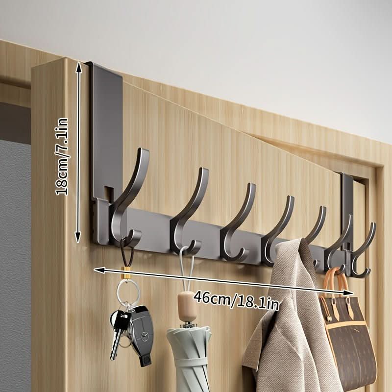 Over-de-De-Deur Haak-modern aluminum door hooks for stylish & space-saving storage 7