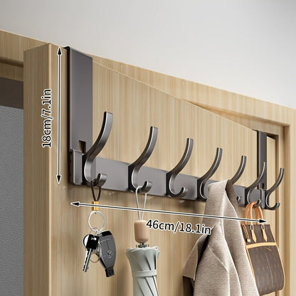Over-de-De-Deur Haak-modern aluminum door hooks for stylish & space-saving storage 7
