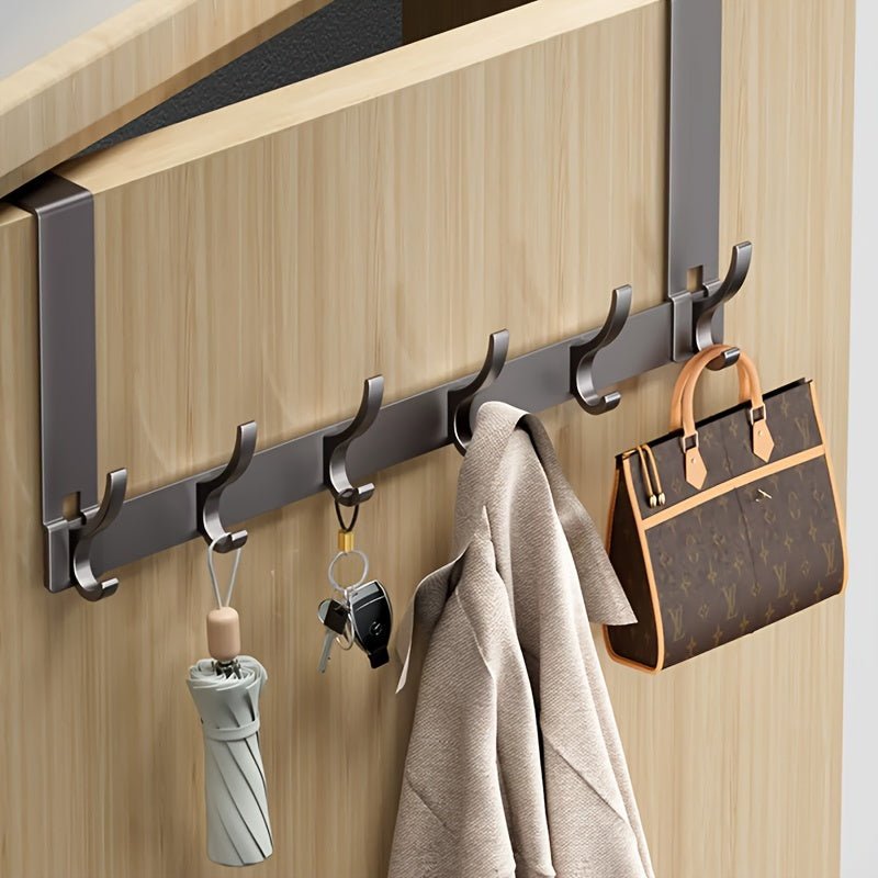 Over-de-De-Deur Haak-modern aluminum door hooks for stylish & space-saving storage 2