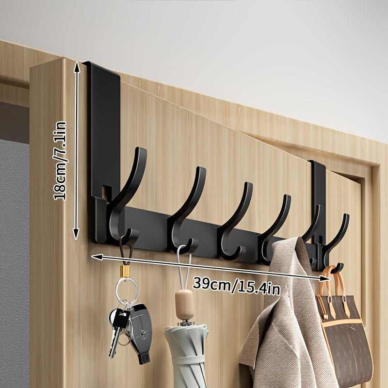 Over-de-De-Deur Haak-modern aluminum door hooks for stylish & space-saving storage 3