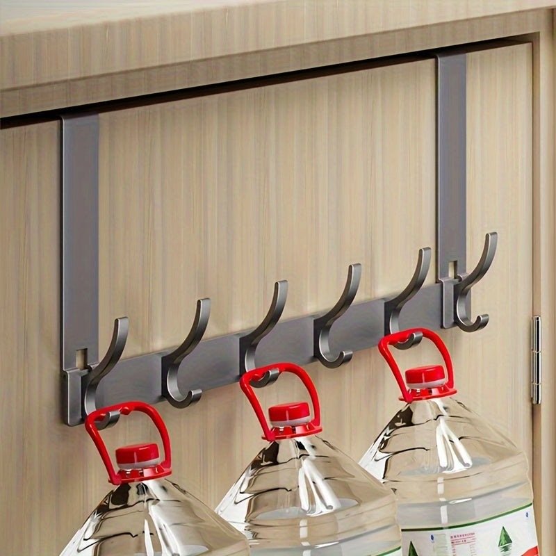 Over-de-De-Deur Haak-modern aluminum door hooks for stylish & space-saving storage 4