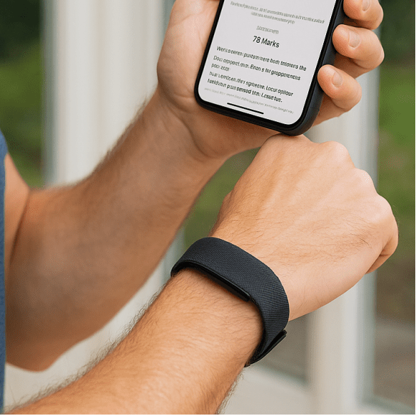 OXITRACK – Fitness tracker impermeabile con monitoraggio del battito cardiaco, ossigeno e attività