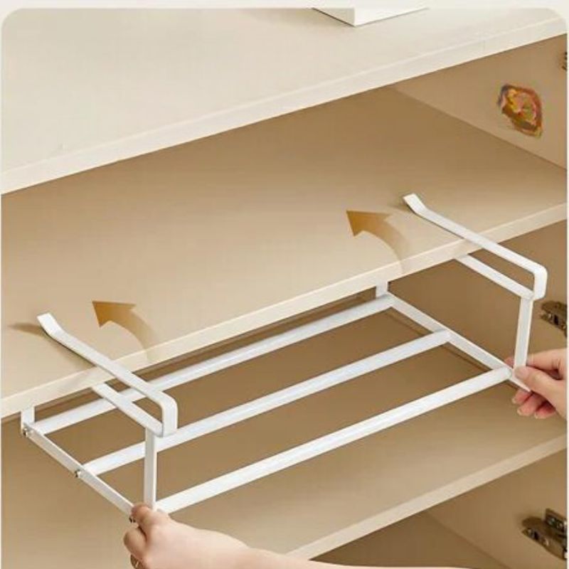 FlexFit Shelf Extension - Organizzatore per scarpiere regolabile - Soluzione salvaspazio - Montaggio senza attrezzi - Adatto a 40-65 cm