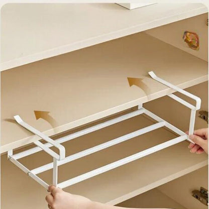 FlexFit Shelf Extension - Organizzatore per scarpiere regolabile - Soluzione salvaspazio - Montaggio senza attrezzi - Adatto a 40-65 cm