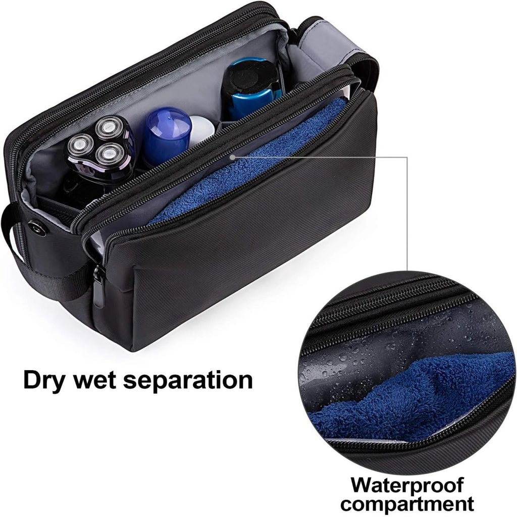 TRAVELPROX – Men’s Large Travel Toiletry Bag Water-Repellent with Double Zipper 2