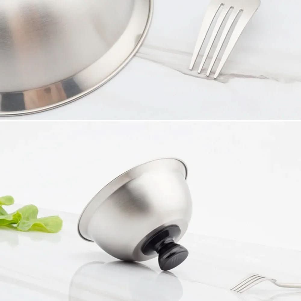 PANSHIELD – stainless steel hood for even cooking & melting