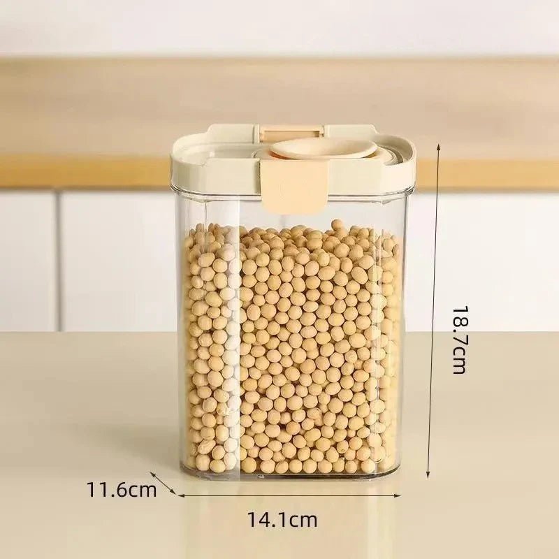 PANTRYLOCK – Airtight Storage Jars Set for Fresh Pantry Organization