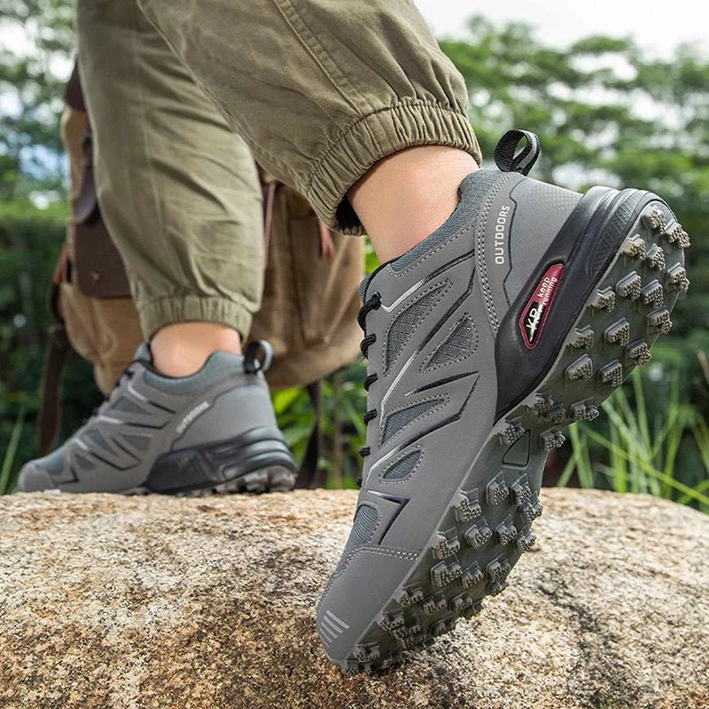 Men's Waterproof Hiking Shoes - Durable Trekking Sneakers for Outdoor Adventures 2