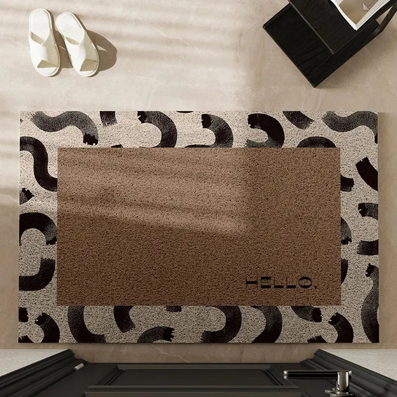 GEOMATICA – Stylish Geometric Flannel Carpet Mat, Soft Non-Slip Design for Home Decor 3