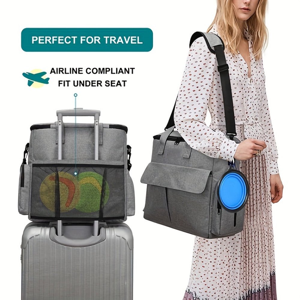 ZAINO DA VIAGGIO IMPERMEABILE PER CANI PAW BAG OUTDOOR – Zaino da viaggio per cani con ciotole pieghevoli e spazio di archiviazione