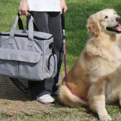 ZAINO DA VIAGGIO IMPERMEABILE PER CANI PAW BAG OUTDOOR – Zaino da viaggio per cani con ciotole pieghevoli e spazio di archiviazione