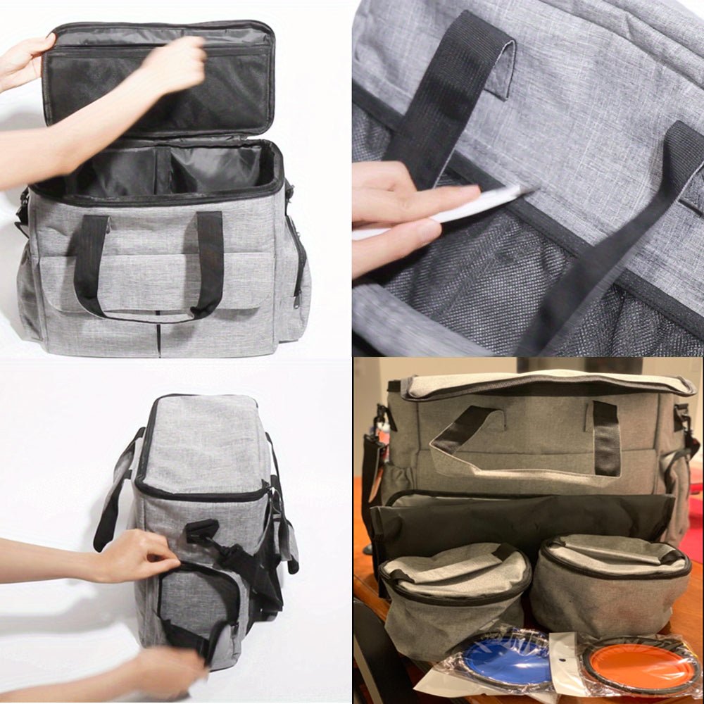 ZAINO DA VIAGGIO IMPERMEABILE PER CANI PAW BAG OUTDOOR – Zaino da viaggio per cani con ciotole pieghevoli e spazio di archiviazione