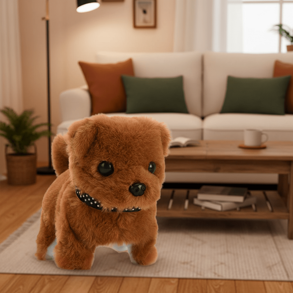 PAWBOT – Interaktívna chodiaca a štekajúca plyšová hračka šteniatka robot