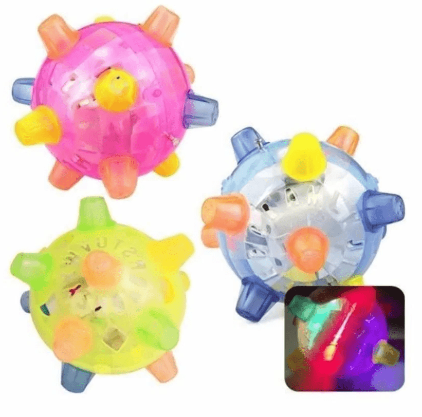 PAWBOUNCE – Bola de Salto LED Interativa para Cães
