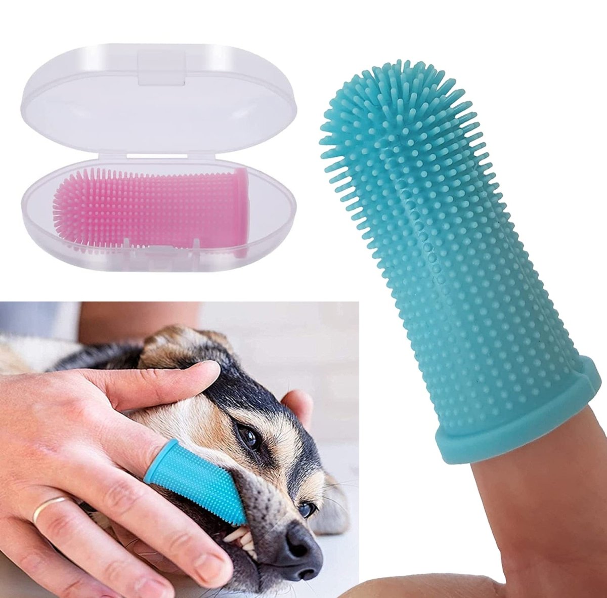  PawClean Pro-360 ° silicone finger toothbrush for safe dental care in dogs-3