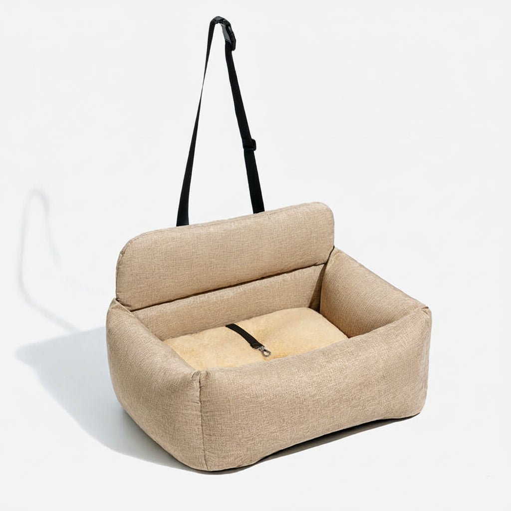 CARLOUNGE – Large Washable Dog Car Bed with Anti-Slip Bottom and Secure Attachment 9