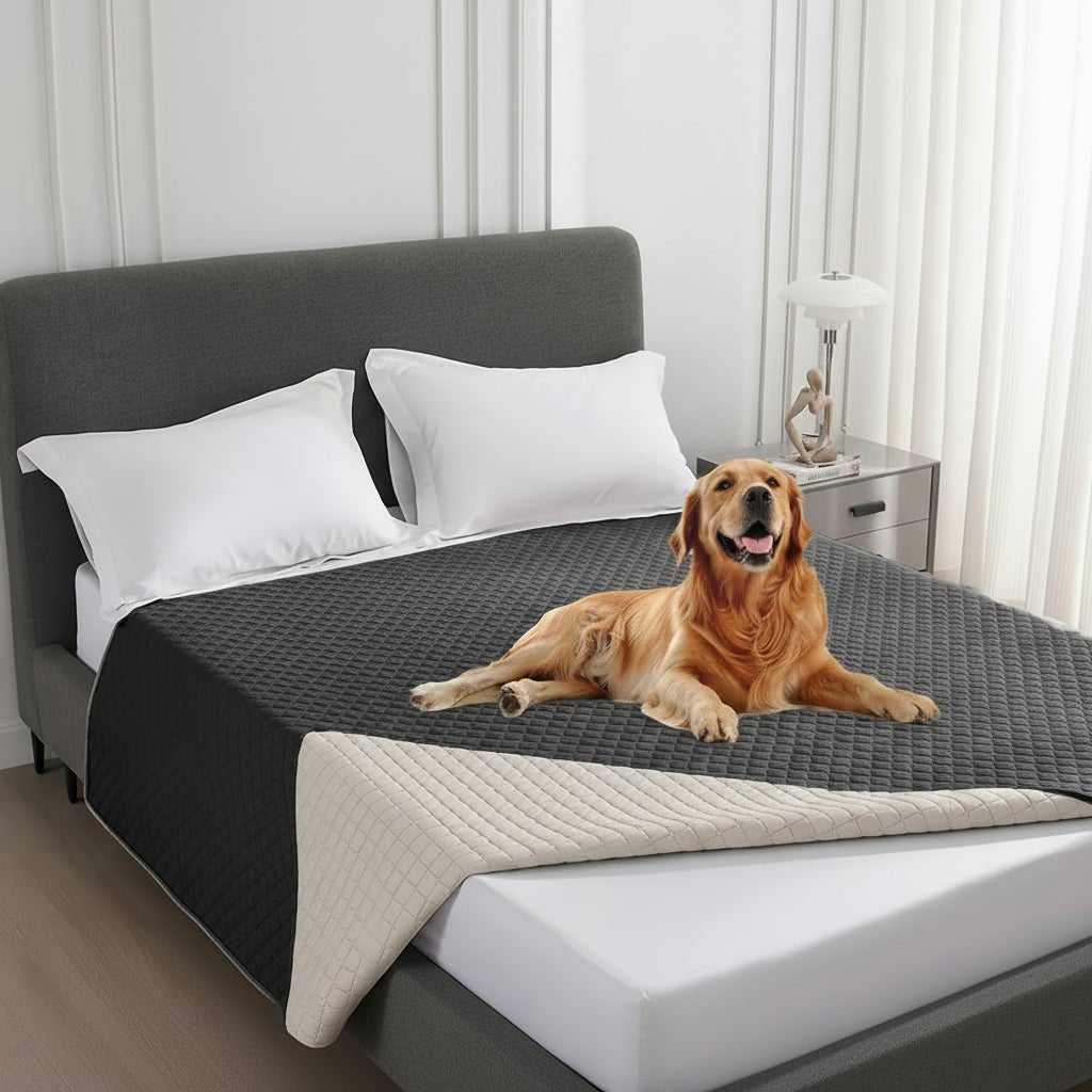 PAWDRY – Water-Resistant Anti-Leak Pet Blanket for Dog Beds and Furniture