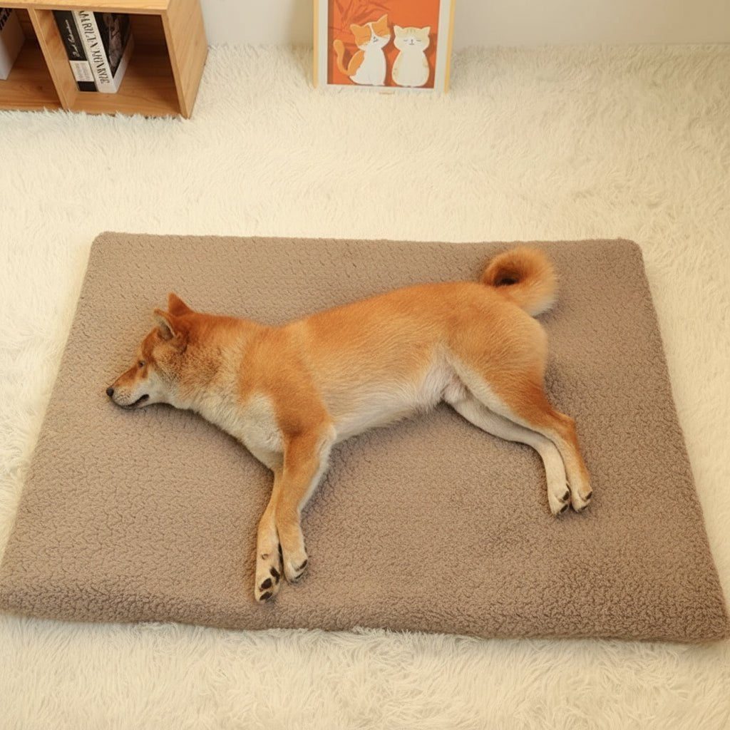 ORTHOFLOW – Orthopedic Waterproof Dog Bed with Removable Faux Fur Cover 1