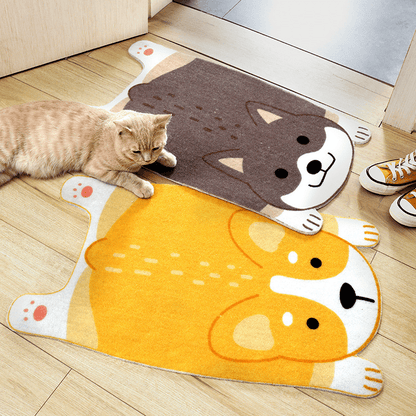  Pawprints animal mat made of fabric - non -slip & cute for every living area-4