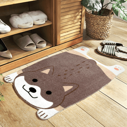  Pawprints animal mat made of fabric - non -slip & cute for every living area-3